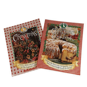 2 Gooseberry Patch Christmas Books Vintage Cookbooks Lot Recipes Holiday Crafts